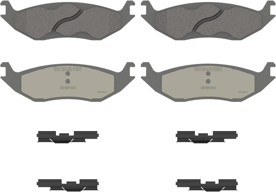 Rear brake pads Wagner RAM 1500 02/18 19+ Classic